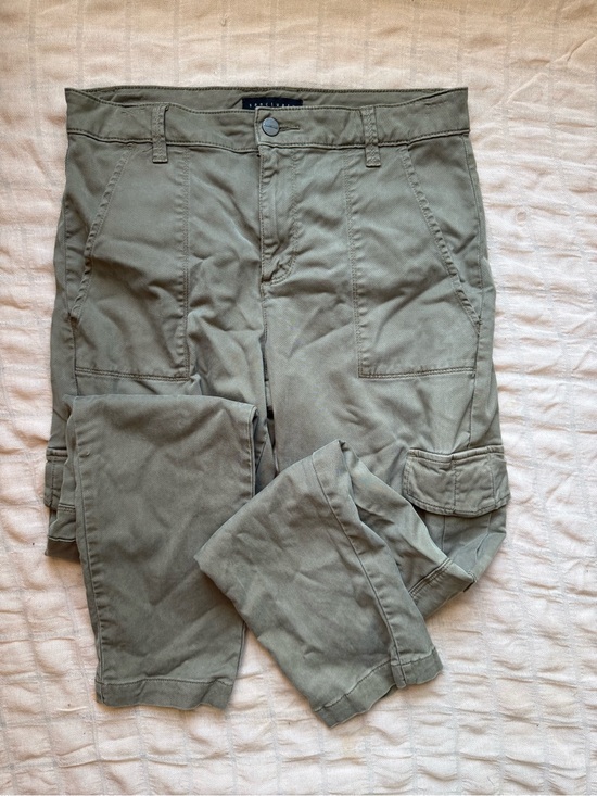 Sanctuary Pants - Sanctuary Olive Green Cargo Pants - Slim Utility